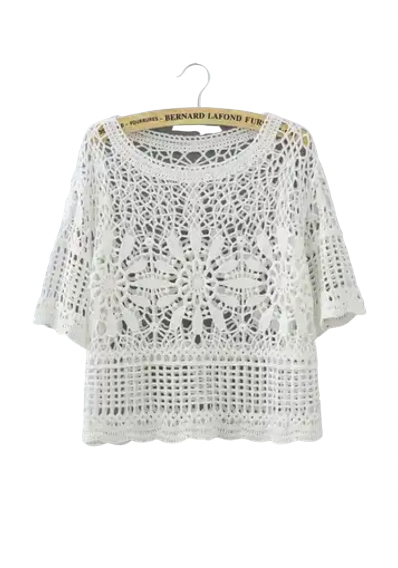 Crochet Top Sunflower Natural