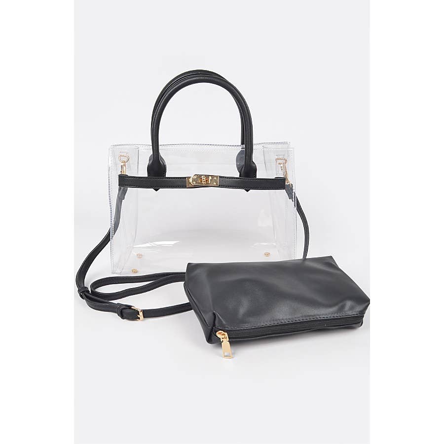 Clear Top Handle Bag