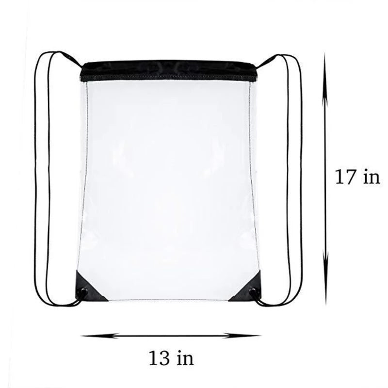 Clear Drawstring Backpack