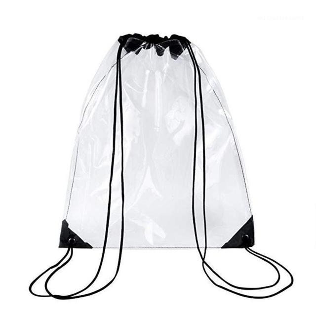 Clear Plastic Drawstring Bags 