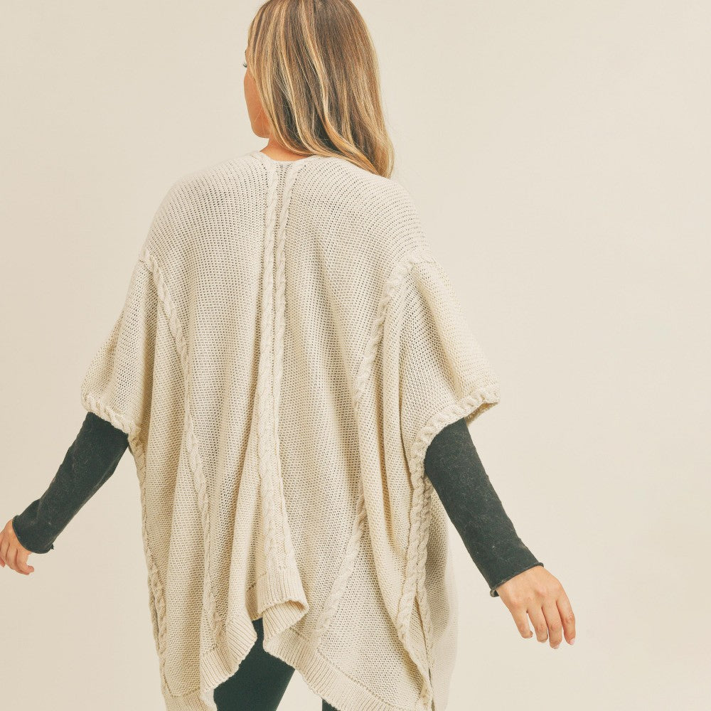 Cable Knit Kimono