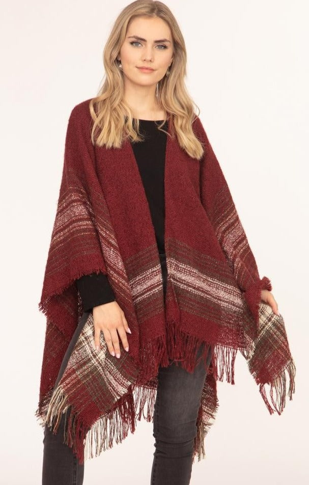 Classic Knit Ruana wrap