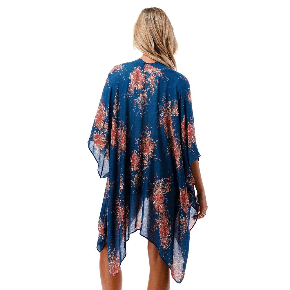 Retro Floral Kimono