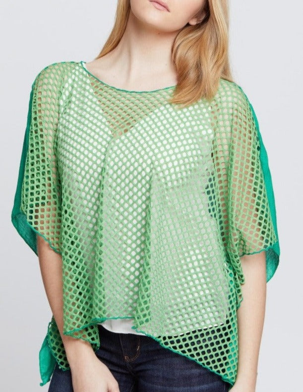 Mesh Crop Swimsuit Cover Up