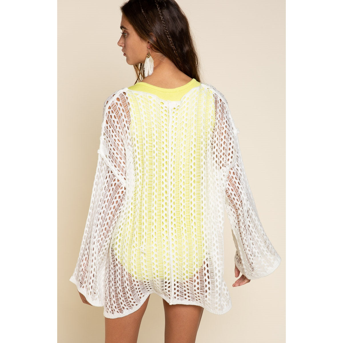 Fishnet Mesh Sweater