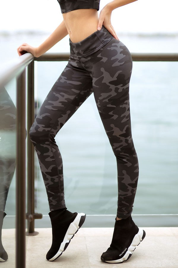 Leggings Dark Camo Tri blend Soft