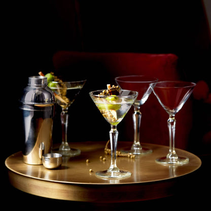 Libbey Capone Cocktail Shaker and 4 Glasses Set