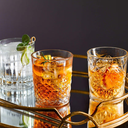 Libbey Flashback DOF Cocktail Glasses, 12 oz, Set of 4