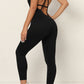 Crisscross Spaghetti Strap Active Jumpsuit