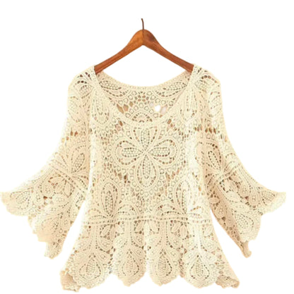 Crochet Top Open Knit
