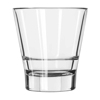 Libbey Endeavor Stacking Double Old Fashioned Glasses, 12 ounce, Set of 12