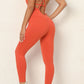 Crisscross Spaghetti Strap Active Jumpsuit