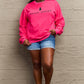 Simply Love Full Size ROCKIN AROUND  Long Sleeve Sweatshirt