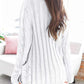 Cable-Knit Buttoned Cardigan with Pockets