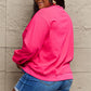 Simply Love Full Size ROCKIN AROUND  Long Sleeve Sweatshirt
