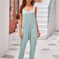Spaghetti Strap Jumpsuit with Pockets