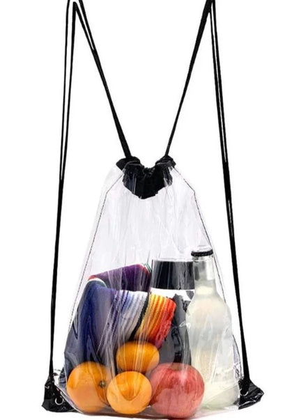 Clear Drawstring Backpack