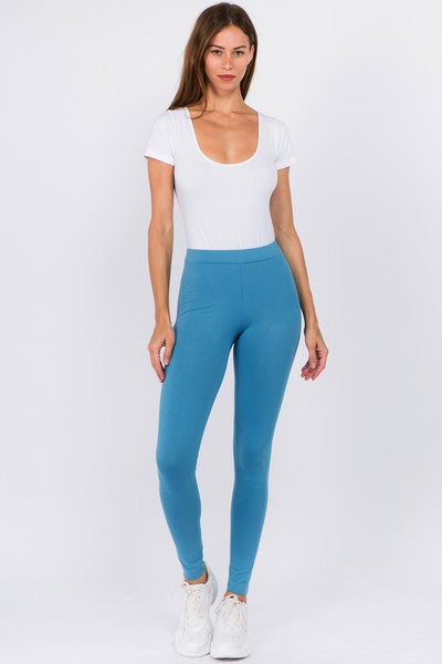 Cotton High Rise Leggings