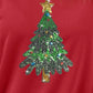 Sequin Christmas Tree Long Sleeve Sweatshirt