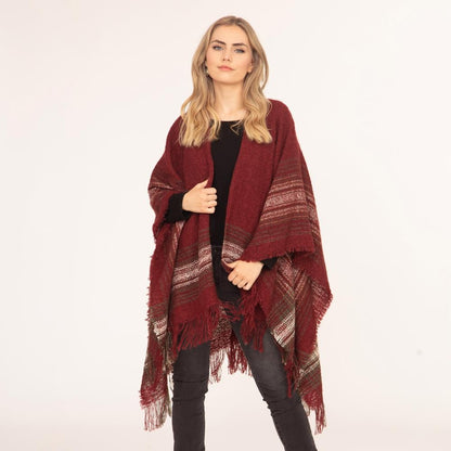 Classic Knit Ruana wrap