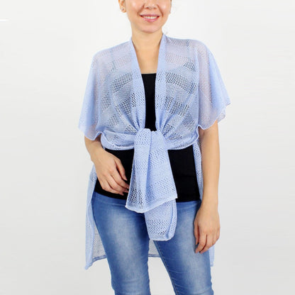 Short Mesh Kimono