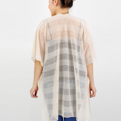 Short Mesh Kimono