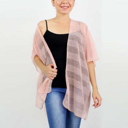 Short Mesh Kimono