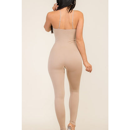 Ribbed Knit Cami Bodysuit